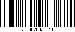 Código de barras (EAN, GTIN, SKU, ISBN): '7908070320048'