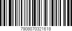 Código de barras (EAN, GTIN, SKU, ISBN): '7908070321618'