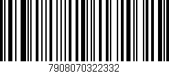 Código de barras (EAN, GTIN, SKU, ISBN): '7908070322332'