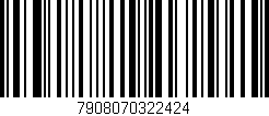 Código de barras (EAN, GTIN, SKU, ISBN): '7908070322424'