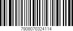 Código de barras (EAN, GTIN, SKU, ISBN): '7908070324114'