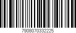 Código de barras (EAN, GTIN, SKU, ISBN): '7908070332225'