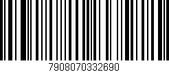 Código de barras (EAN, GTIN, SKU, ISBN): '7908070332690'