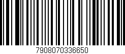 Código de barras (EAN, GTIN, SKU, ISBN): '7908070336650'
