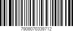 Código de barras (EAN, GTIN, SKU, ISBN): '7908070339712'