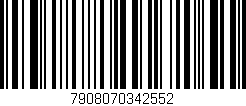 Código de barras (EAN, GTIN, SKU, ISBN): '7908070342552'