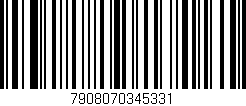 Código de barras (EAN, GTIN, SKU, ISBN): '7908070345331'
