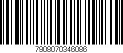 Código de barras (EAN, GTIN, SKU, ISBN): '7908070346086'