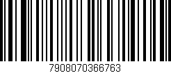 Código de barras (EAN, GTIN, SKU, ISBN): '7908070366763'