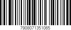 Código de barras (EAN, GTIN, SKU, ISBN): '7908071351065'