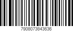 Código de barras (EAN, GTIN, SKU, ISBN): '7908073843636'