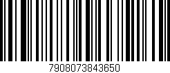 Código de barras (EAN, GTIN, SKU, ISBN): '7908073843650'