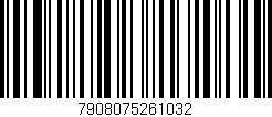 Código de barras (EAN, GTIN, SKU, ISBN): '7908075261032'