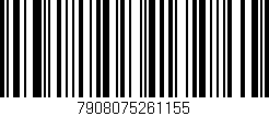 Código de barras (EAN, GTIN, SKU, ISBN): '7908075261155'