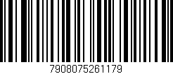 Código de barras (EAN, GTIN, SKU, ISBN): '7908075261179'