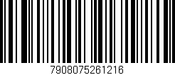 Código de barras (EAN, GTIN, SKU, ISBN): '7908075261216'