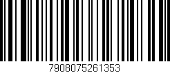 Código de barras (EAN, GTIN, SKU, ISBN): '7908075261353'