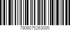 Código de barras (EAN, GTIN, SKU, ISBN): '7908075263005'
