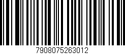 Código de barras (EAN, GTIN, SKU, ISBN): '7908075263012'