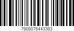 Código de barras (EAN, GTIN, SKU, ISBN): '7908076443383'