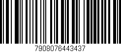 Código de barras (EAN, GTIN, SKU, ISBN): '7908076443437'