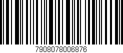 Código de barras (EAN, GTIN, SKU, ISBN): '7908078006876'