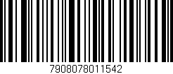 Código de barras (EAN, GTIN, SKU, ISBN): '7908078011542'