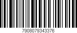 Código de barras (EAN, GTIN, SKU, ISBN): '7908079343376'