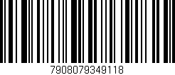 Código de barras (EAN, GTIN, SKU, ISBN): '7908079349118'