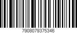 Código de barras (EAN, GTIN, SKU, ISBN): '7908079375346'