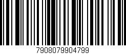 Código de barras (EAN, GTIN, SKU, ISBN): '7908079904799'
