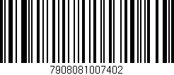 Código de barras (EAN, GTIN, SKU, ISBN): '7908081007402'