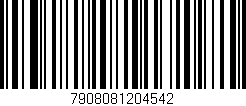 Código de barras (EAN, GTIN, SKU, ISBN): '7908081204542'
