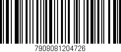 Código de barras (EAN, GTIN, SKU, ISBN): '7908081204726'