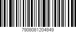 Código de barras (EAN, GTIN, SKU, ISBN): '7908081204849'