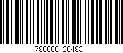 Código de barras (EAN, GTIN, SKU, ISBN): '7908081204931'