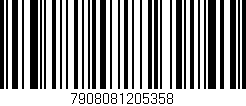 Código de barras (EAN, GTIN, SKU, ISBN): '7908081205358'