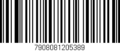 Código de barras (EAN, GTIN, SKU, ISBN): '7908081205389'