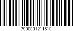 Código de barras (EAN, GTIN, SKU, ISBN): '7908081211618'