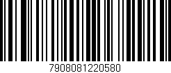 Código de barras (EAN, GTIN, SKU, ISBN): '7908081220580'