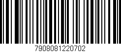 Código de barras (EAN, GTIN, SKU, ISBN): '7908081220702'