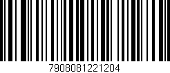 Código de barras (EAN, GTIN, SKU, ISBN): '7908081221204'