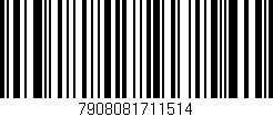 Código de barras (EAN, GTIN, SKU, ISBN): '7908081711514'