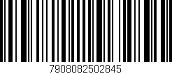 Código de barras (EAN, GTIN, SKU, ISBN): '7908082502845'