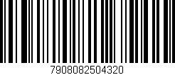 Código de barras (EAN, GTIN, SKU, ISBN): '7908082504320'