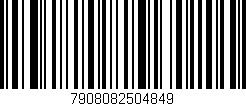 Código de barras (EAN, GTIN, SKU, ISBN): '7908082504849'