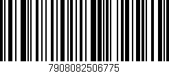 Código de barras (EAN, GTIN, SKU, ISBN): '7908082506775'