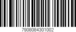 Código de barras (EAN, GTIN, SKU, ISBN): '7908084301002'