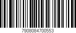 Código de barras (EAN, GTIN, SKU, ISBN): '7908084700553'
