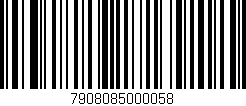 Código de barras (EAN, GTIN, SKU, ISBN): '7908085000058'